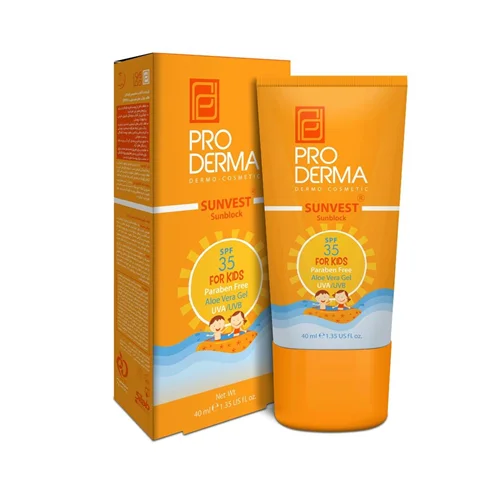 کرم ضدآفتاب کودک پرودرما SPF35