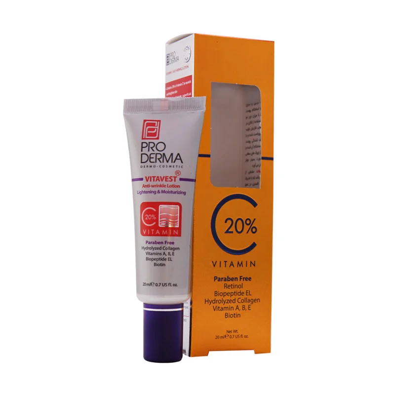 لوسیون ضدچروک ویتامین ث پرودرما ویتاوست