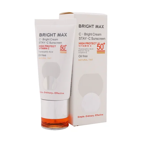 ضد آفتاب برایت مکس سی برایت  بژطبیعی SPF50